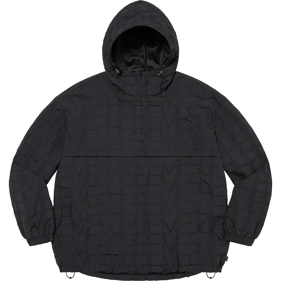 Chaquetas Supreme Repeat Stitch Anorak Negras | Supreme 187LH